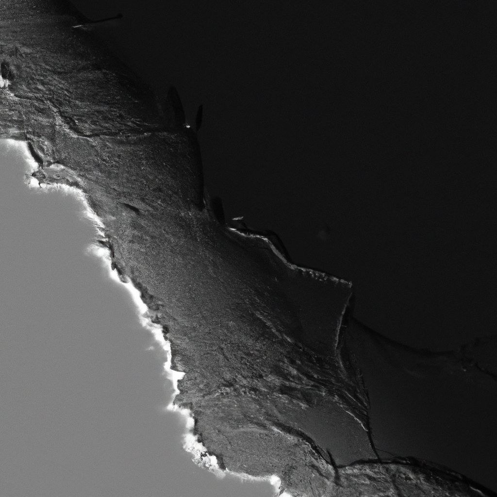 Mapa minimalista de Santiago de Chile en escala de grises con detalles de calles y topografía
